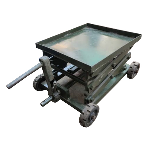 Portable Gear Box Trolley Application: Industrial