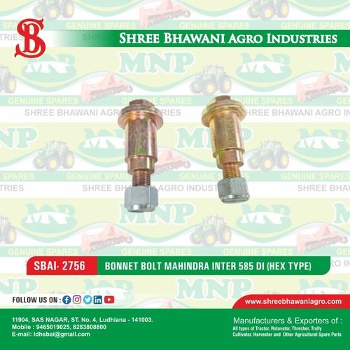 TRACTOR BONNET BOLT MAHINDRA INTER 585 DI (HEX TYPE)