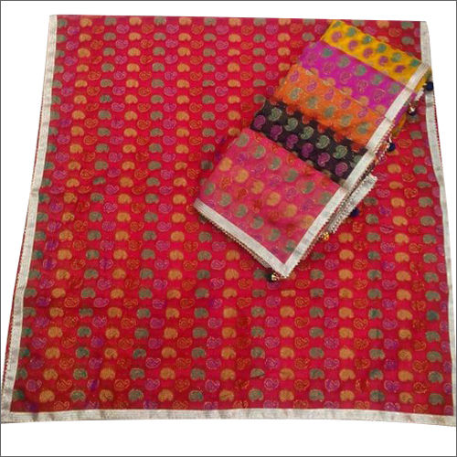 Washable Ladies Vanarasi Jacquard Dupatta