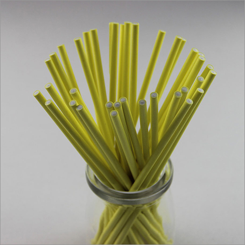 Yellow Biodegradable Paper Stick