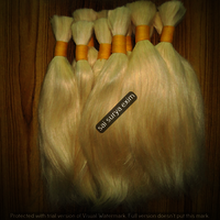 NATURAL QUALITY 613 BLONDE BUNDLES WITH VIRGIN INDIAN HUMAN HAIR EXTENSIONS