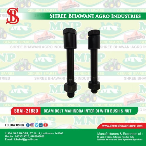TRACTOR BEAM BOLT MAHINDRA ITER DI WITH BUSH AND NUT
