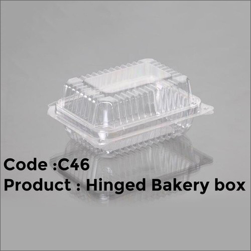 Pet Hinged Bakery Box Application: Commercial