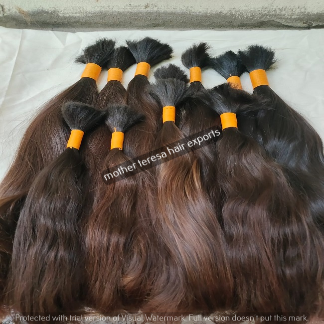 2022 March Expo Hot Sales 100% Single Drawn Brown Human Hair Extensions