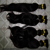 High Grade Single Drawn Indian Bulk Human Hair