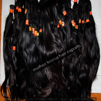 High Grade Single Drawn Indian Bulk Human Hair