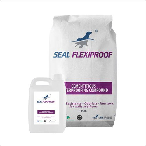 20 Kg Seal Flexiproof 2K Cementitious Waterproofing Compound - Color: White