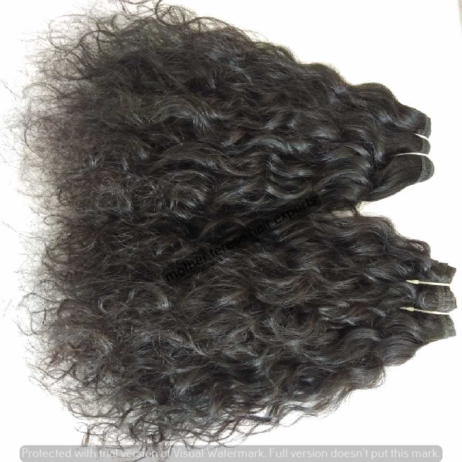 Unprocessed Natural Beauty Curly Weave Indian Virgin Hair