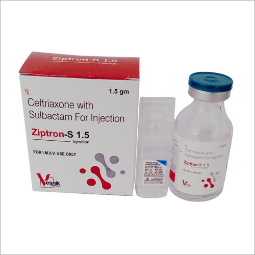 1.5 gm Ceftriaxone With Sulbactam For Injection