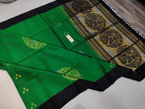 Handloom Silk Saree With Big Budda