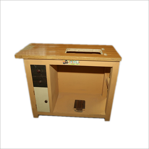 Sewing Machine Wooden Cabinet Table