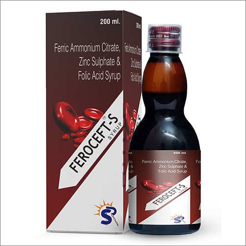 Ferric Ammonium Citrate Zinc Sulphate And Folic Acid Syrup
