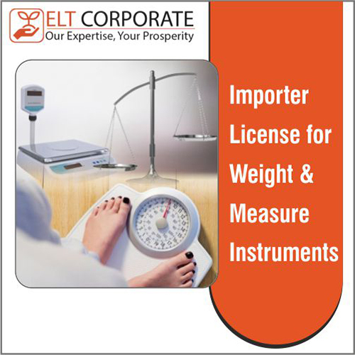 Importer License For Weight & Measureinstruments