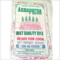 Moisture Proof 50 Kg White Printed Pp Woven Sack Bag