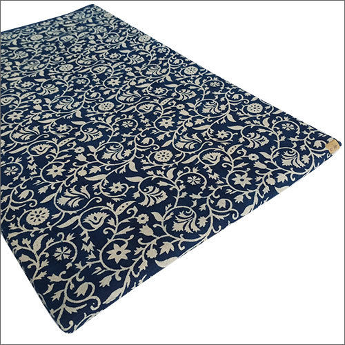 Washable Indigo Dabu Print Fabric