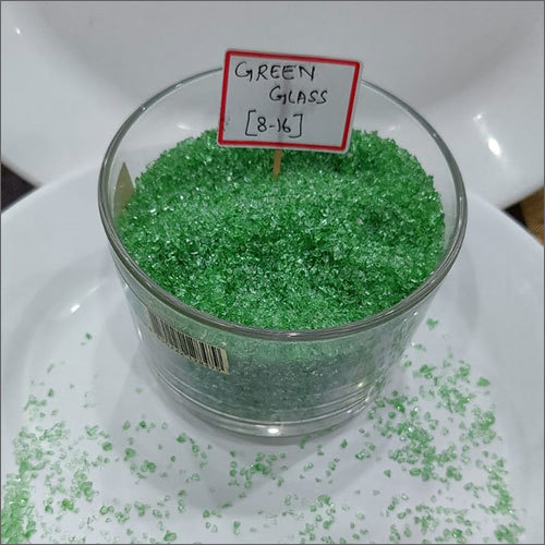 8-16 Green Glass Granules