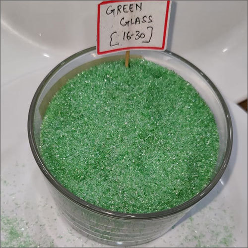 16-30 Green Glass Granules