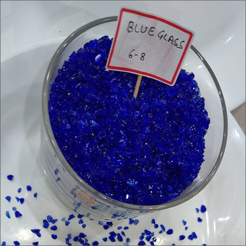 6-8 Blue Glass Granules