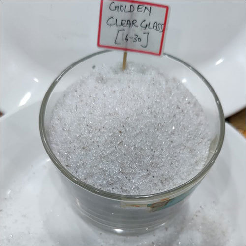 16-30 Golden Clear Glass Granules
