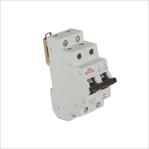 4 Miniature Circuit Breakers Phase: Double Phase