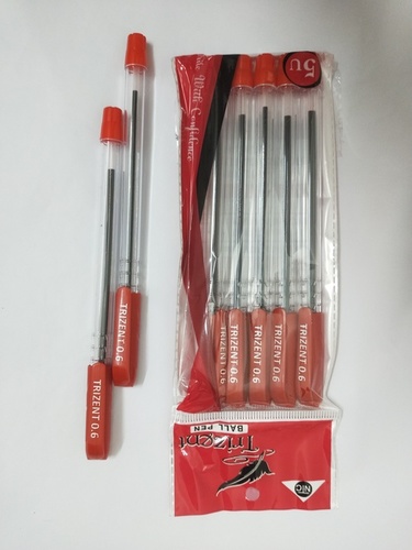 Static ball pen (red ink)