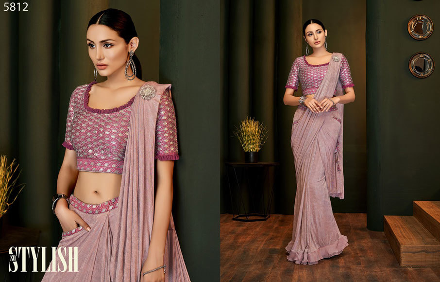 Linen Designer Saree