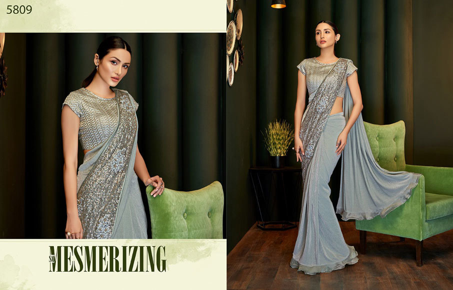 Linen Designer Saree