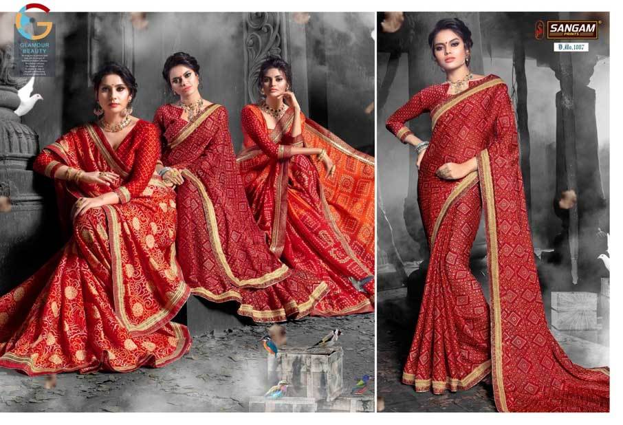 Linen Designer Saree