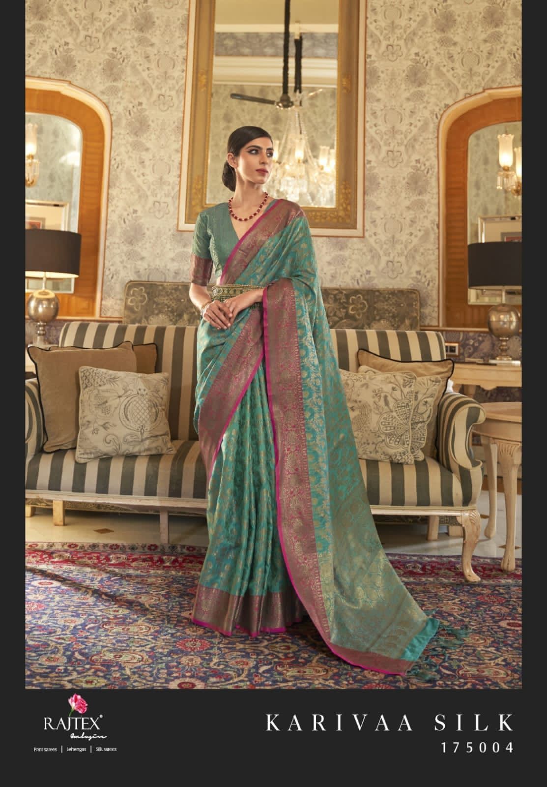 Linen Designer Saree