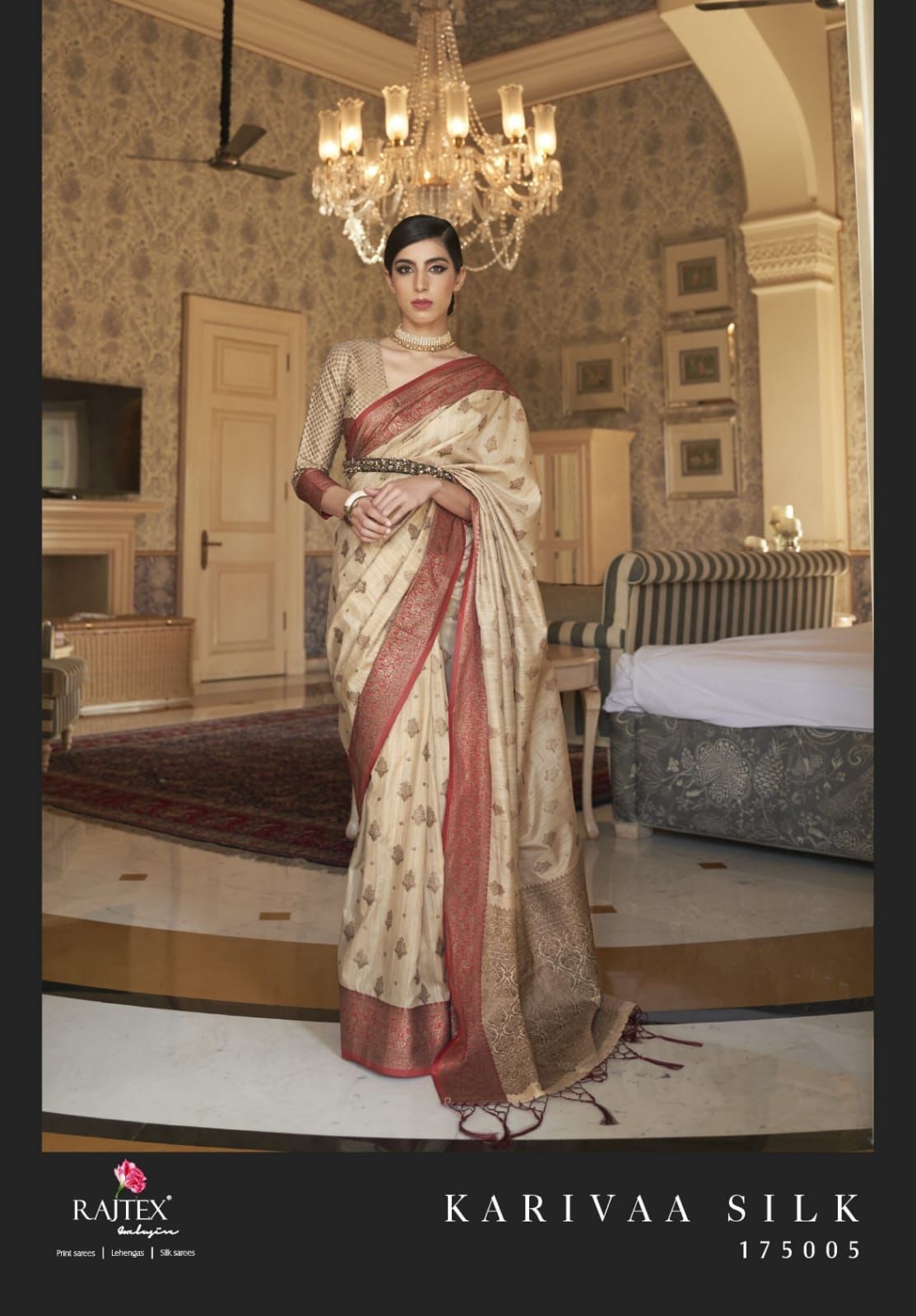 Linen Designer Saree