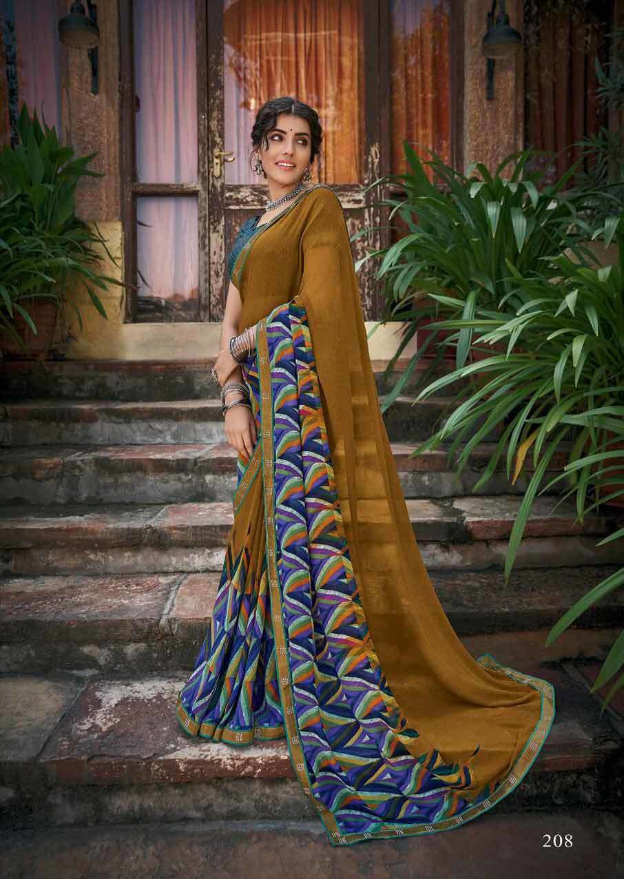 Linen Designer Saree