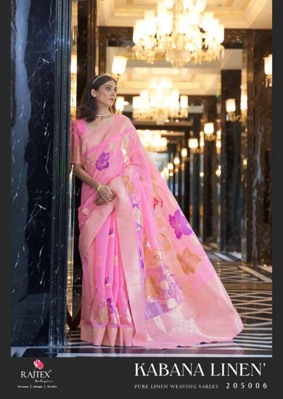 Linen Designer Saree