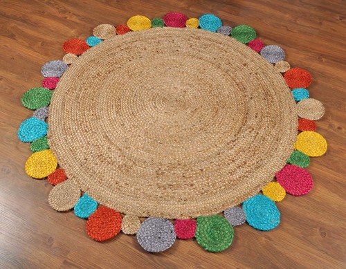 Round Braided Rug By UNIVERSAL BUYING SERVICES