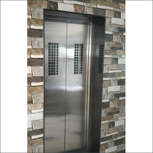 Stainless Steel  Automatic Center Opening  Elevator Door