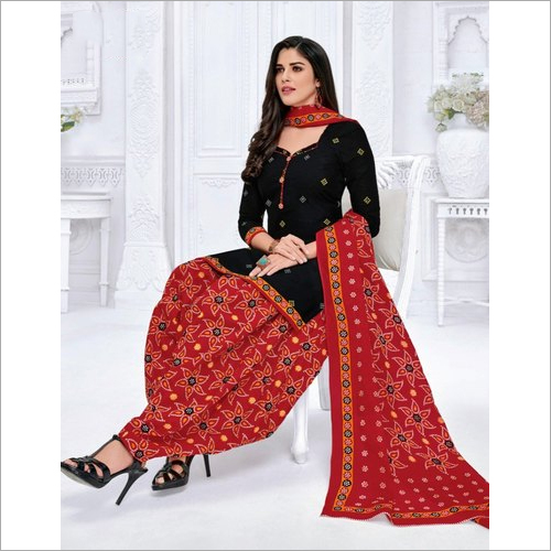 Dress Material with Cotton Dupatta