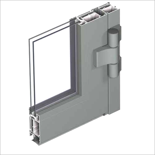 Silver Aluminum Door Section