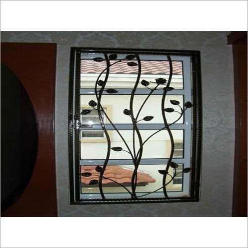 Easily Assembled Black Aluminum Window Grill