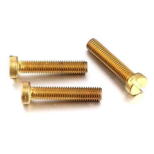 Slotted Cheese Head Brass Screw