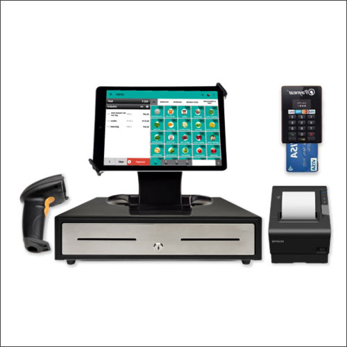 Black 12 Inch Touch Pos System