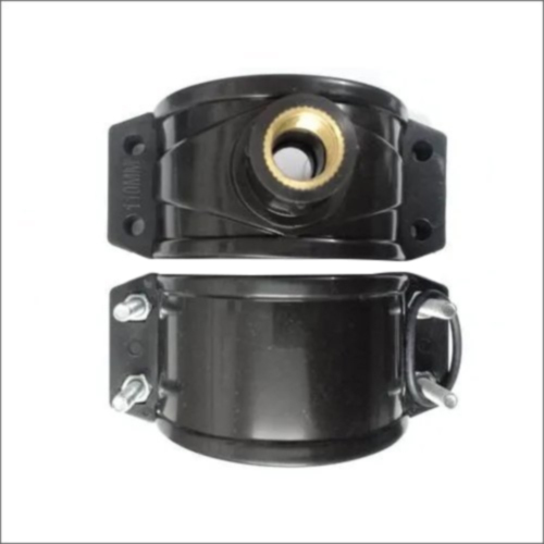 63mm PP Black Service Saddle Brass Threaded