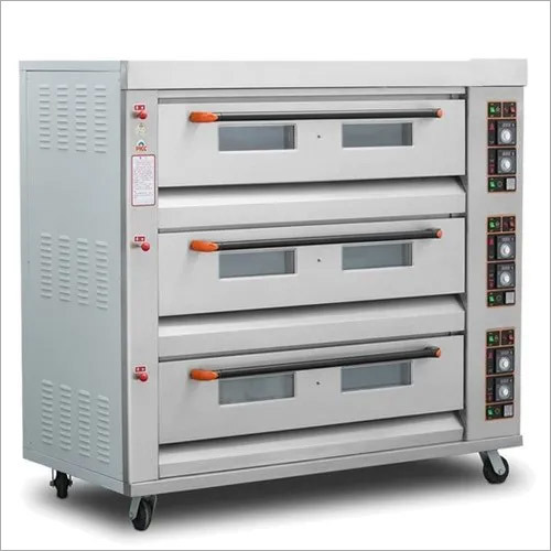 Semi Automatic Commercial Gas Operated Baking Oven