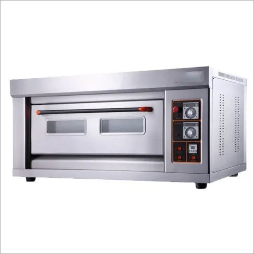 Single Deck Double Tray Elec Operated Baking-Pizza Oven