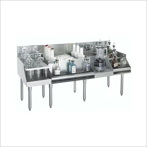 Silver Commercial Cocktail Station