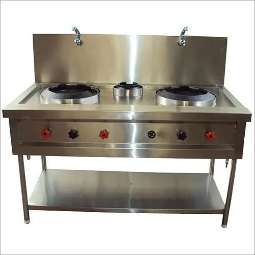 Commercial SS Chinese Cooking Range