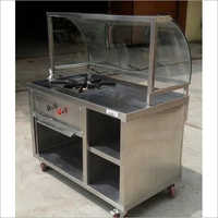 Commercial SS Bend Glass Roll Counter