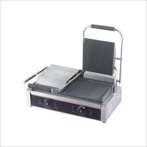 Commercial Sandwich Griller - Stainless Steel, 220 Voltage | Automatic, Computerized, Elegant Silver Design