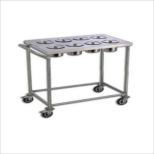 Commercial SS Masala Trolley