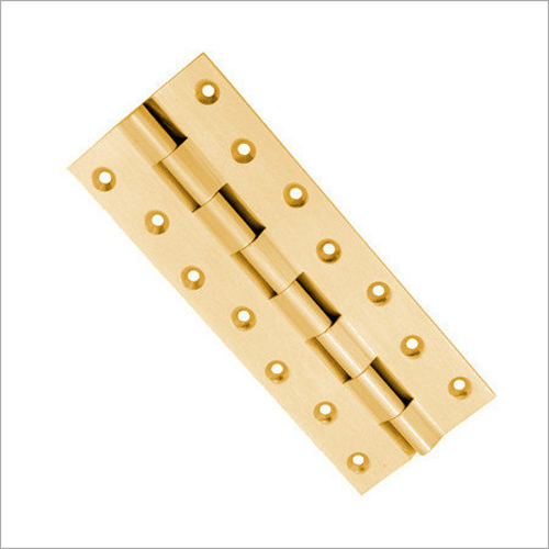 Golden Brass Railway Hinge - Brass Material, Size 4, Golden Color | Ideal for Door and Window Fittings, Durable and Wear Resistant