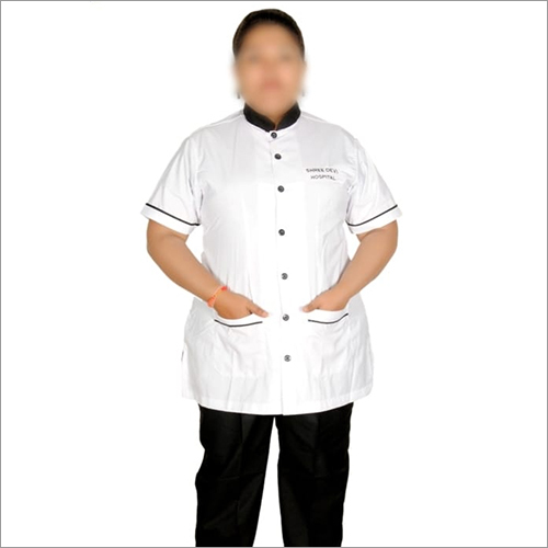 Nurse Chinese Collar Top And Pant