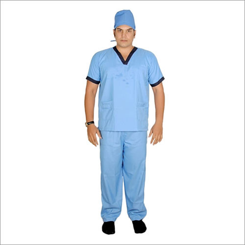 Buy IS Indosurgicals Blue Solid Polycotton Unisex Scrub Suit OT Dress  (Large) Online at Best Prices in India - JioMart.